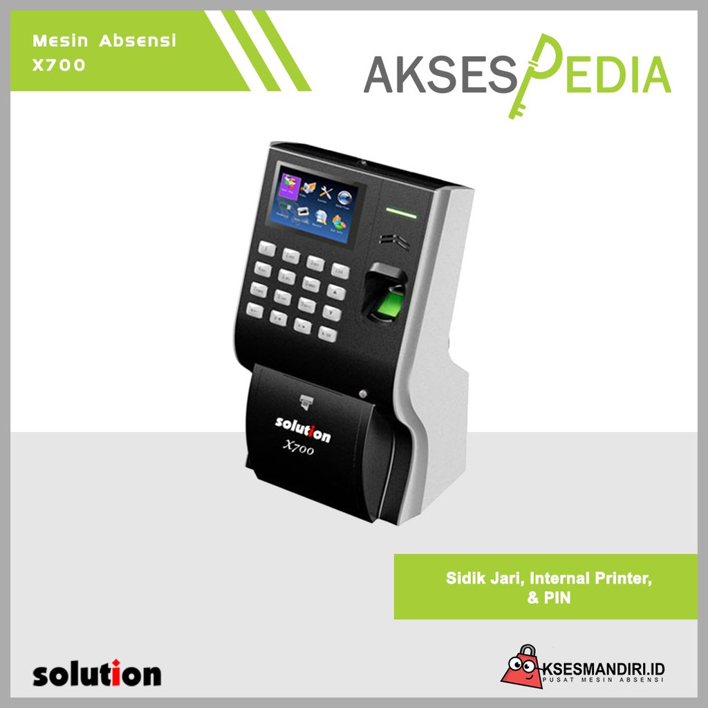 Mesin Absensi Sidik Jari / Fingerprint Solution X700