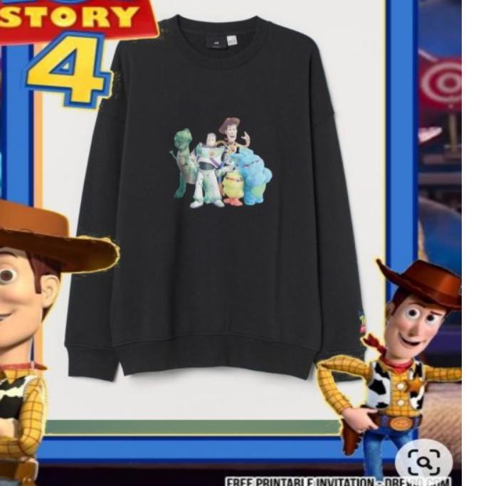 

2.2 FLASH SHOP CREWNECK SWRETER TOYS STORY H*M FREE PAPERBAG - Paling Laku