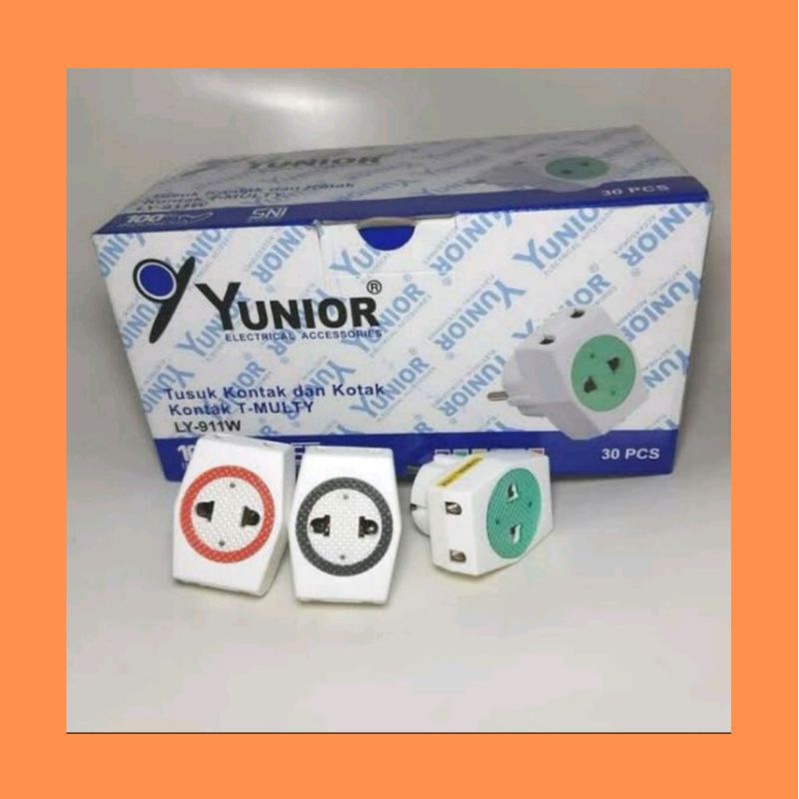 Yunior T multy / Colokan 3 cabang / Stop kontak / TERMINAL
