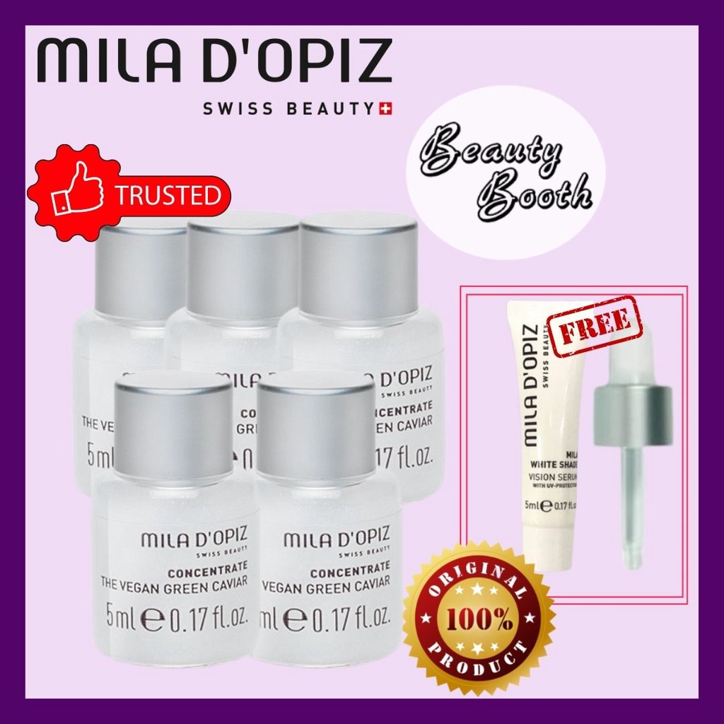 MILA D'OPIZ The Vegan Green Caviar Ampoule 5ml Anti Wrinkle Ampoule 5ml / MILADOPIZ