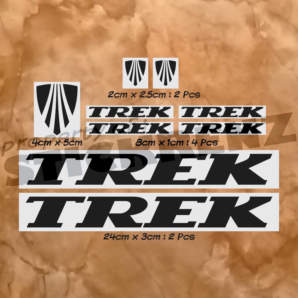 Cutting Sticker Stiker Frame Sepeda Roadbike MTB Trek 01 Custom