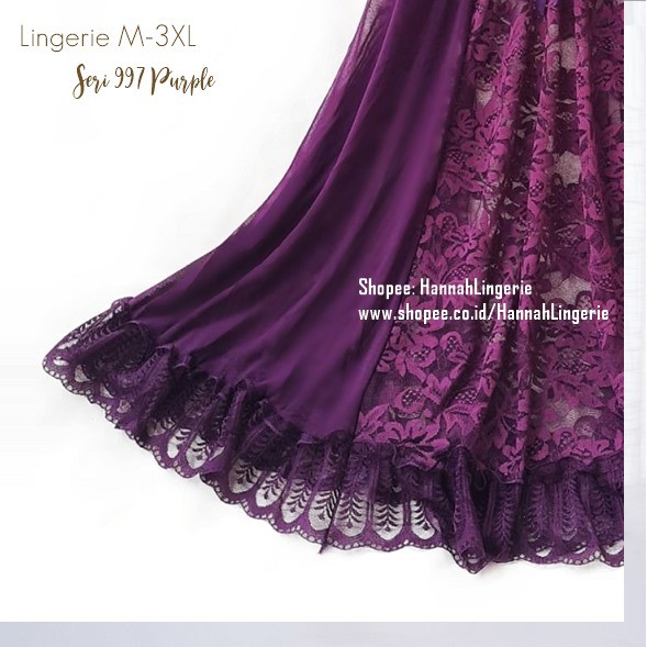 3XL XXL XL L M Premium Lingerie Baju Tidur Seksi Jumbo Wanita Gstring Ukuran Besar BigSize 997