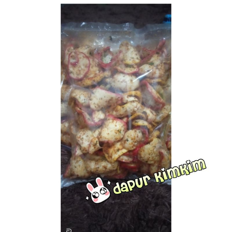 

kerupuk seblak . seblak kering kemasan 500gr