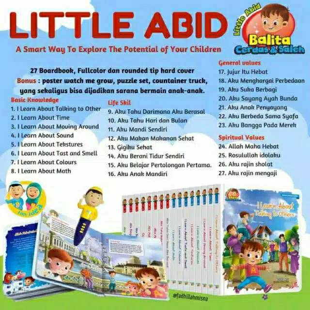 Tigaraksa Educational || Boardbook || Little abid || Retail || Random || Buku anak