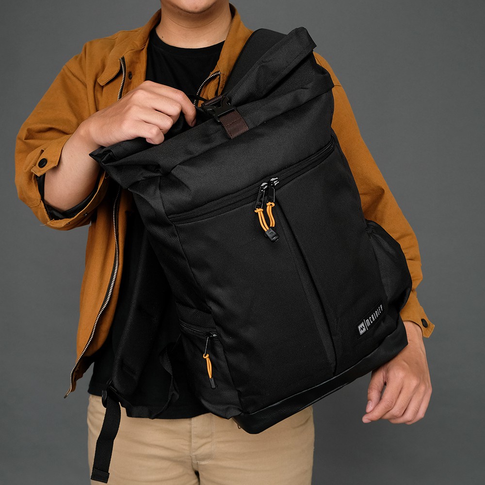 [GRATIS ONGKIR COD] Ransel Laptop Pria Tahan Air Kualitas Tinggi Ransel Hitam Desainer Merek Mewah untuk Bisnis Ransel Pria