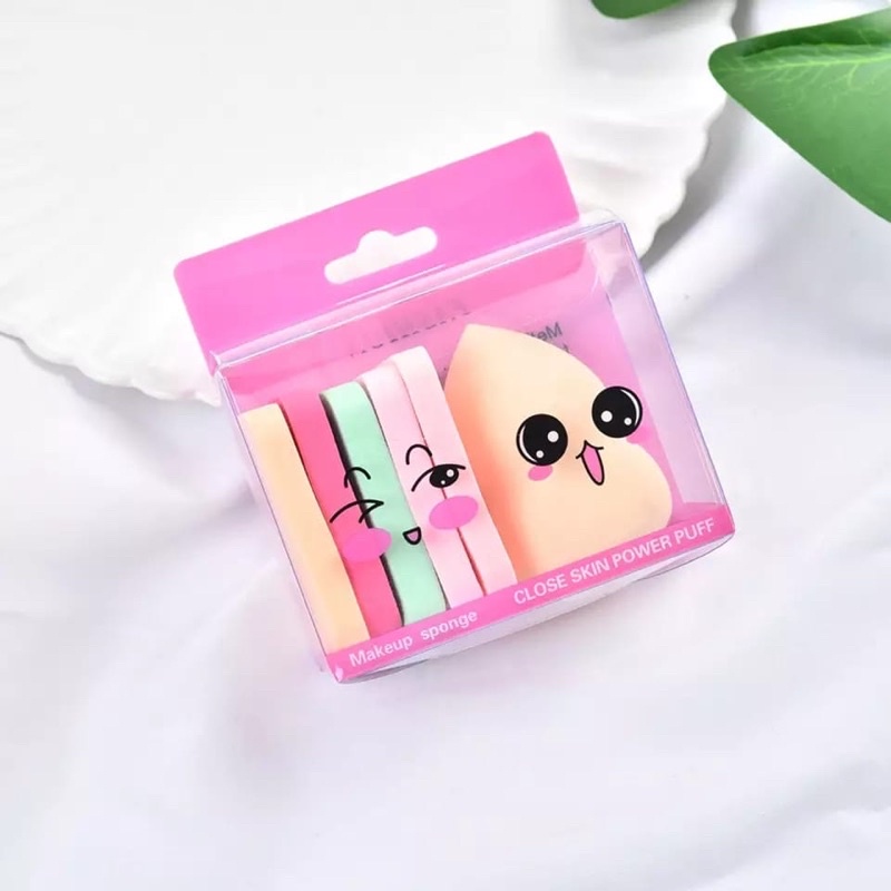 SPONGE BEDAK BEAUTY BLEN ISI 6 PCS/ SPONS MAKE UP WAJAH/ SPONS  MAKE UP SERBAGUNA ISI 6 PCS