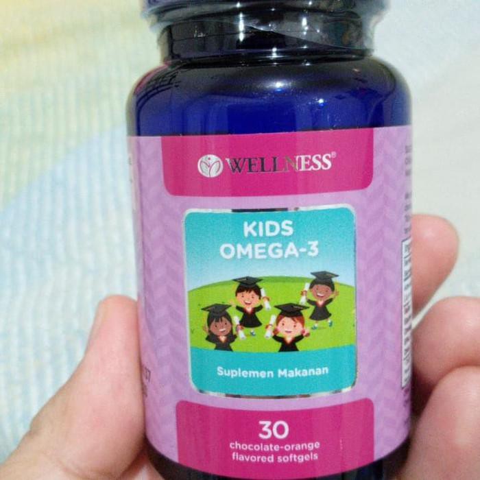 Wellness Kids Omega-3 (30 softgel) Suplemen rasa coklat-orange (  B69003 )