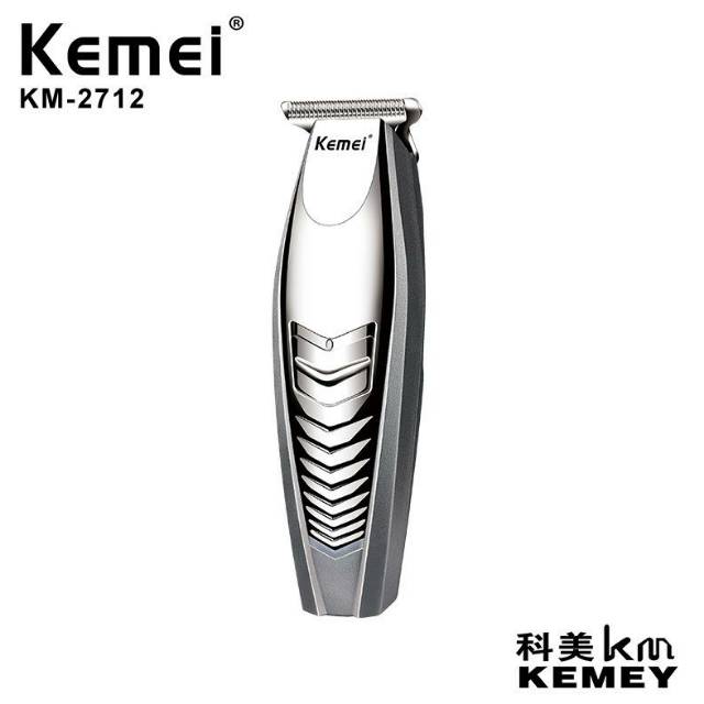 Kemei KM-2712 Rechargeable Hair Clipper profesional Pria Cordless Hair