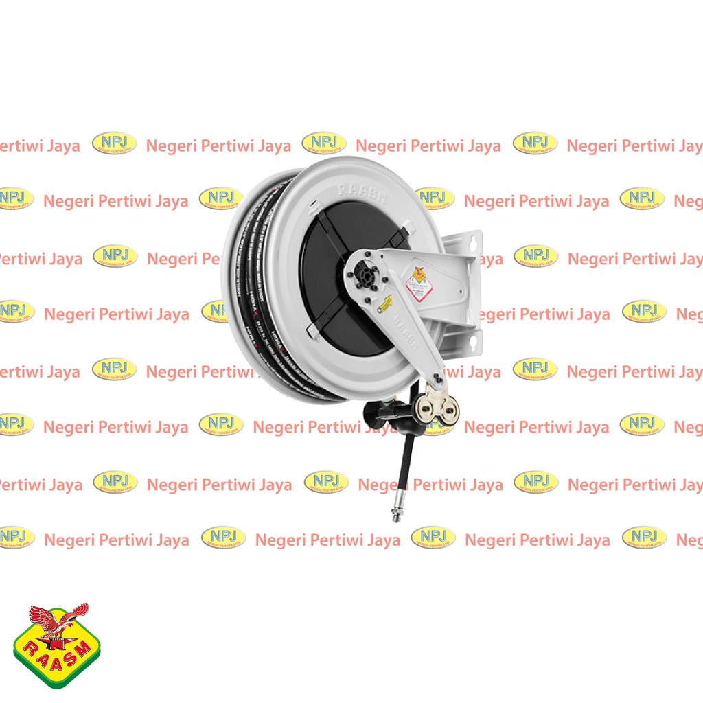 RAASM Oil Hose Reel 10 Meter 1/2 Inch 150 Bar - Selang Minyak Oli