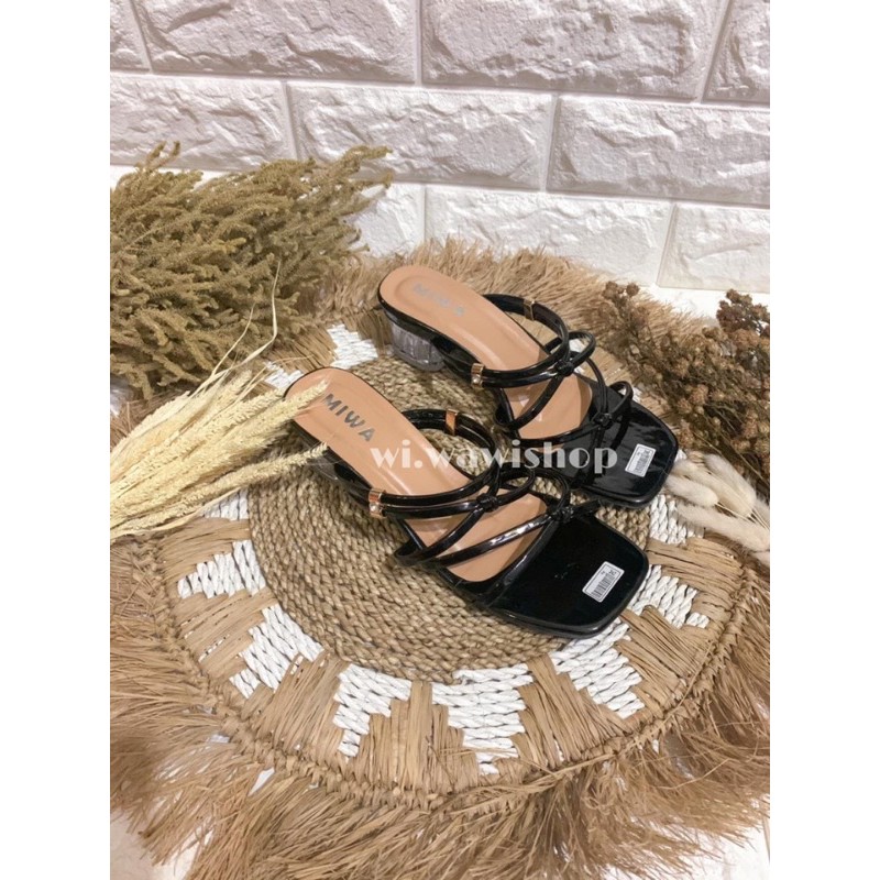 Miwa Sendal heels tali silang 5cm mw 01