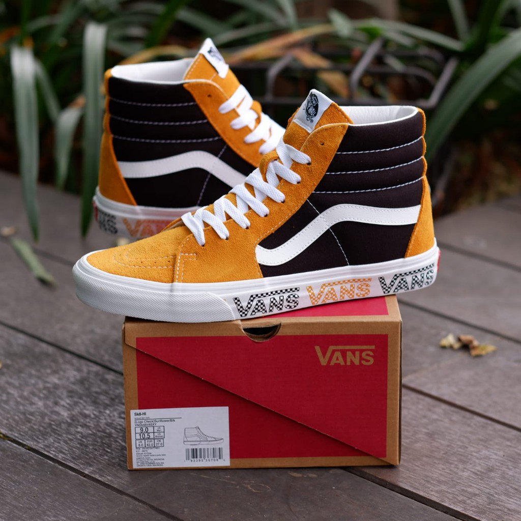VANS SK8-Hi LOGO CHECK TREKKING GREEN