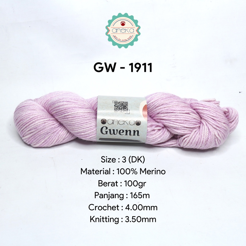 Benang Rajut Gwenn Yarn / Merino - Premium - 1911