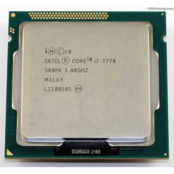 Processor Intel Core I7 3770 Tray + Fan Intel Original Socket 1155