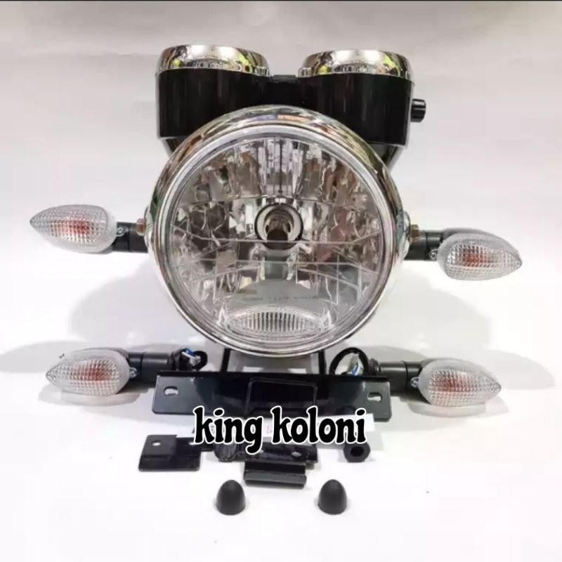 Paket lampu depan RX king peredam sepidometer