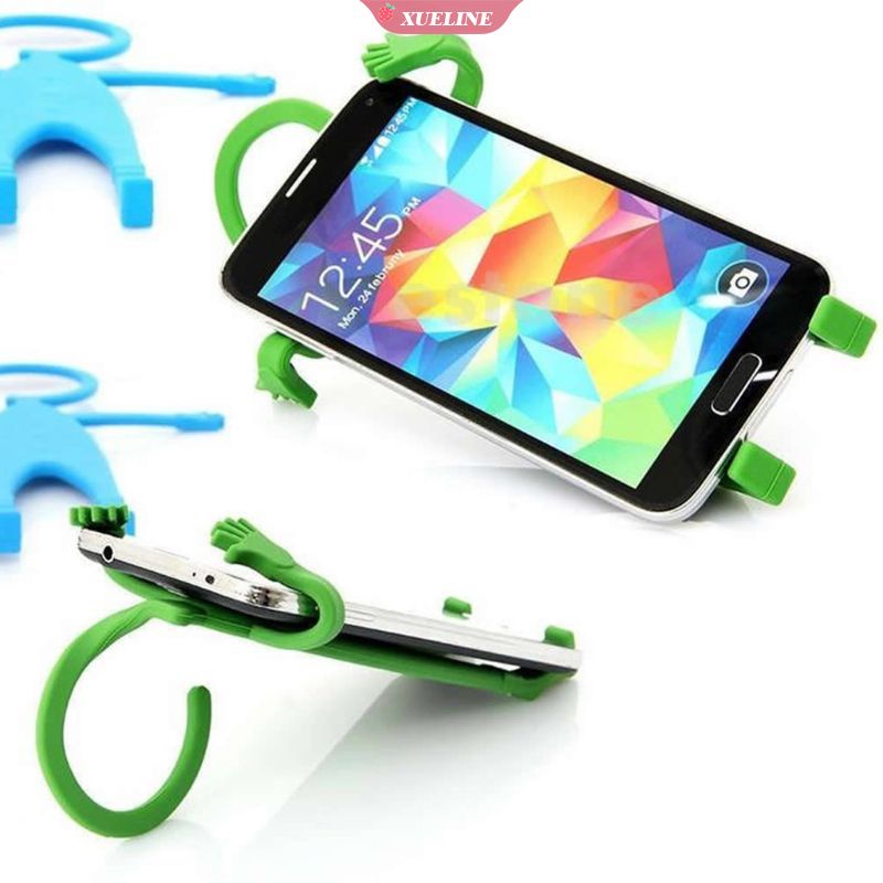 Stand Holder Handphone Universal Bahan Silikon Flexible Untuk Mobil