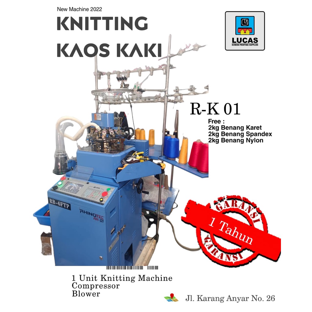 Rhinotech RK-01 Knitting Kaos Kaki