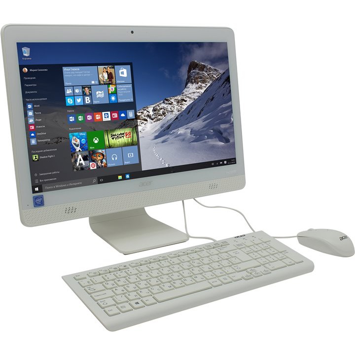Jual ACER ASPIRE C20720 All In One 19,5inch PC Windows 10 promosi