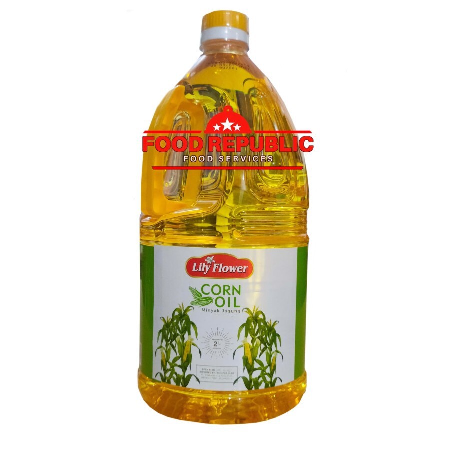 

CORN OIL LILY FLOWER 2 LTR - MINYAK JAGUNG LILY FLOWER SEHAT HALAL