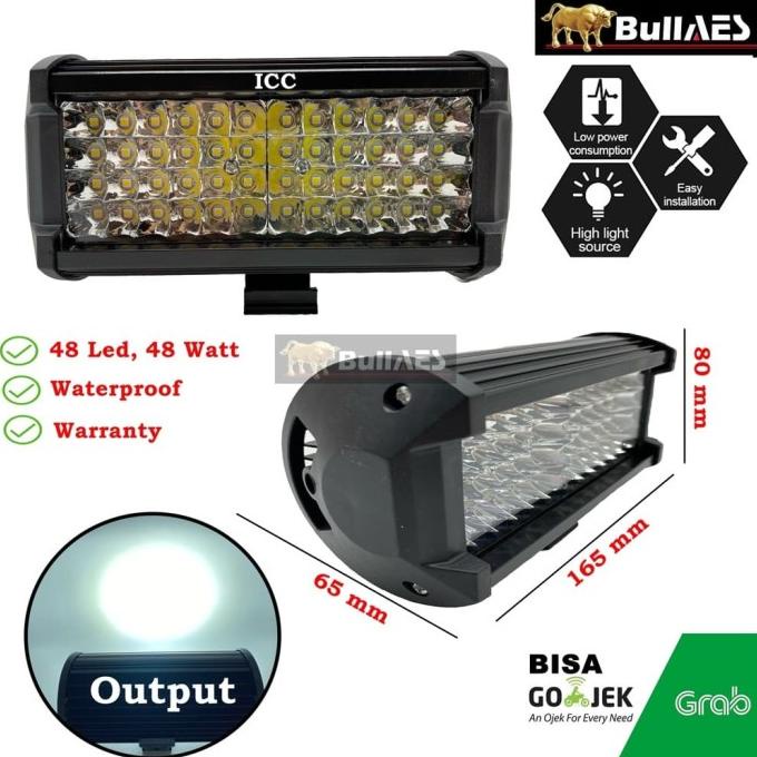 Lampu Tembak 48 Mata Led 48 Watt Lampu Sorot CWL ICC