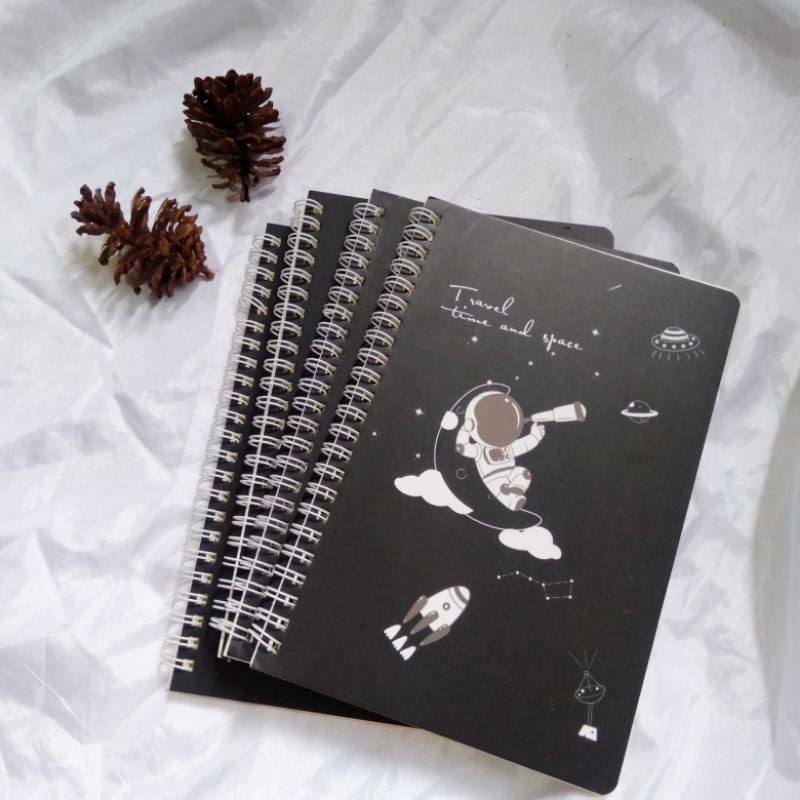 [AISYSTUFF] buku tulis diary/notebook spiral/buku aesthetic/buku kajian