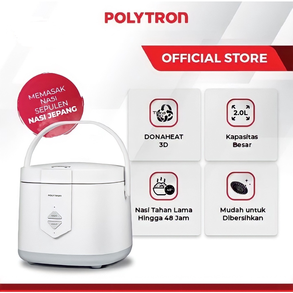 Polytron Rice Cooker Donabe 2 Liter PRC 1201