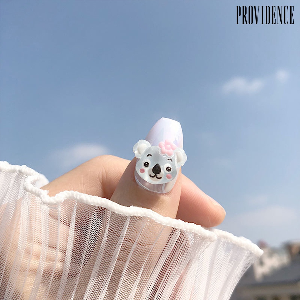 Providence 1 PC Nail Decoration Rotatable Optional Cute 3D Cartoon Resin Nail Art Decals for Daily Life