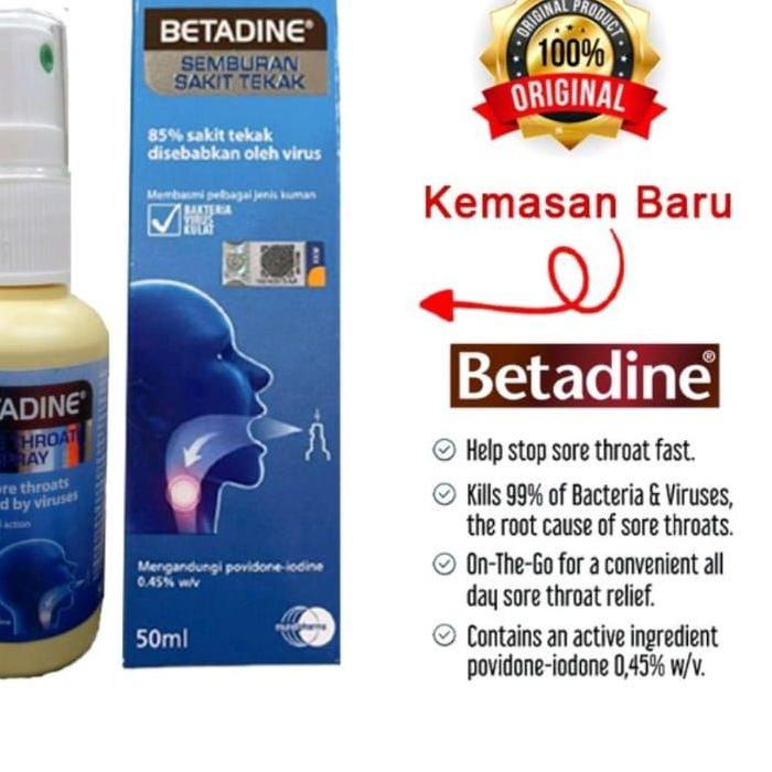 BETADINE THROAT SPRAY 50ml / NASAL SPRAY