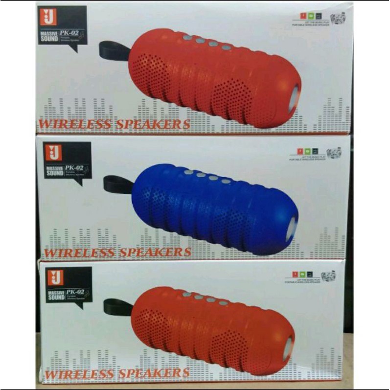 SPEAKER BLUETOOTH PK-02 WIRELEES -BOX MUSIC BLUETOOTH PK-02 SENTER