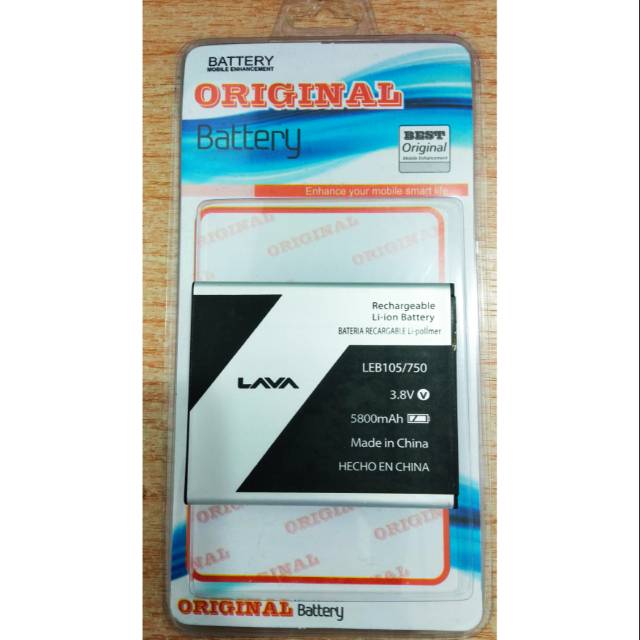 Baterai LAVA LEB105/750