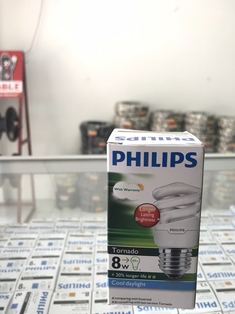 PHILIPS LAMPU TORNADO 5 WATT / 8 WATT