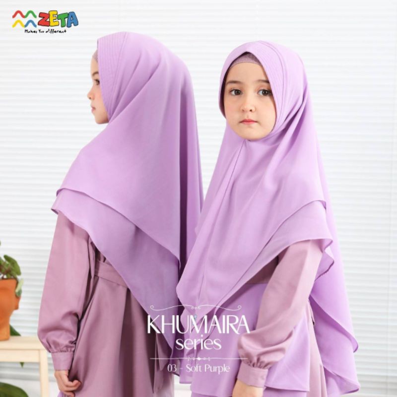 GAMIS SYARI ANAK GKSZ KHUMAIRA SERIES SET KHIMAR ORIGINAL ZETA OUTFIT