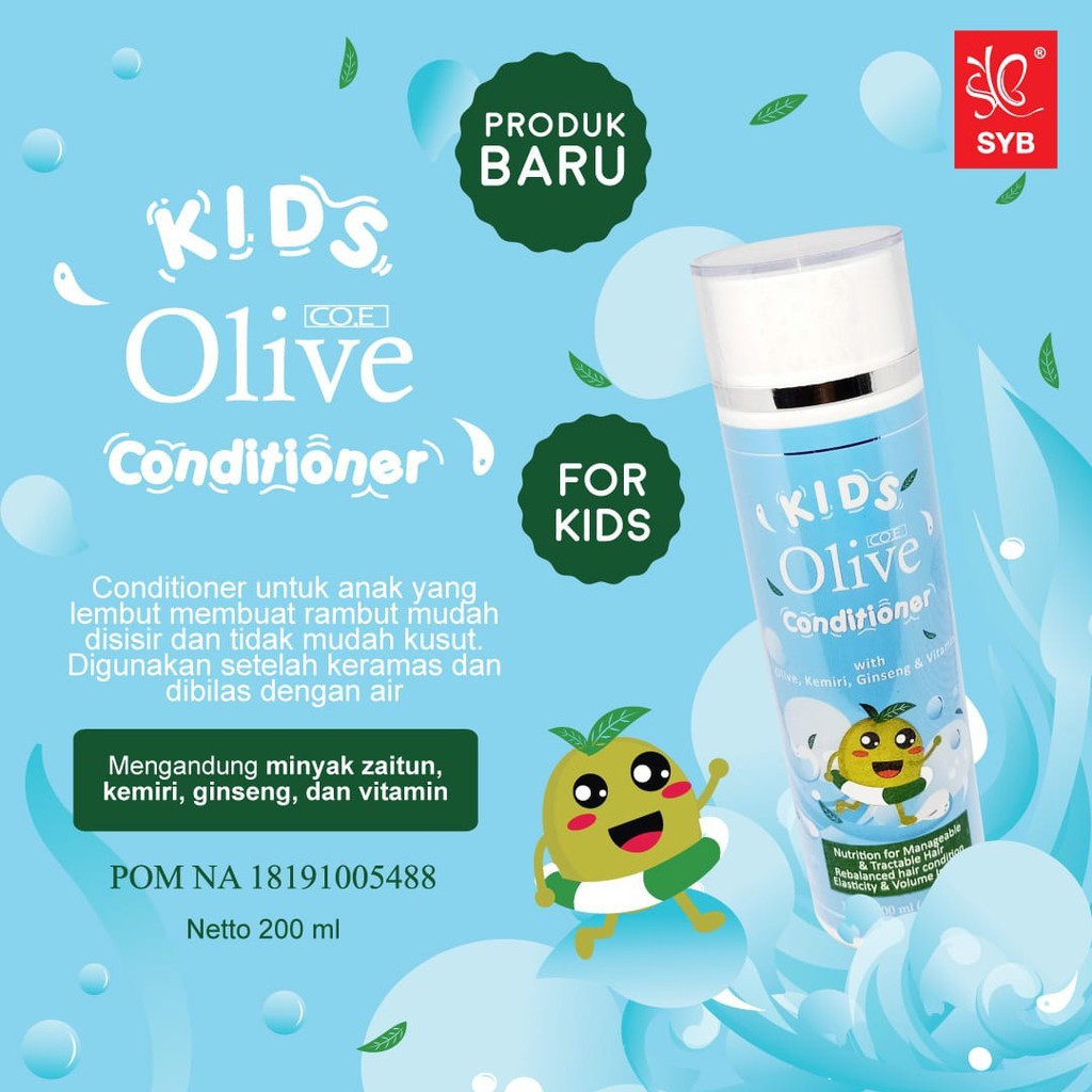 COE SYB OLIVE CONDITIONER ANAK-ANAK / OLIVE CONDITIONER KIDS - BPOM/ OLIVE KIDS