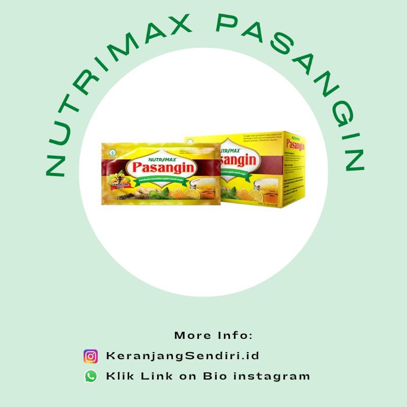 Nutrimax Pasangin/Meredakan Masuk Angin