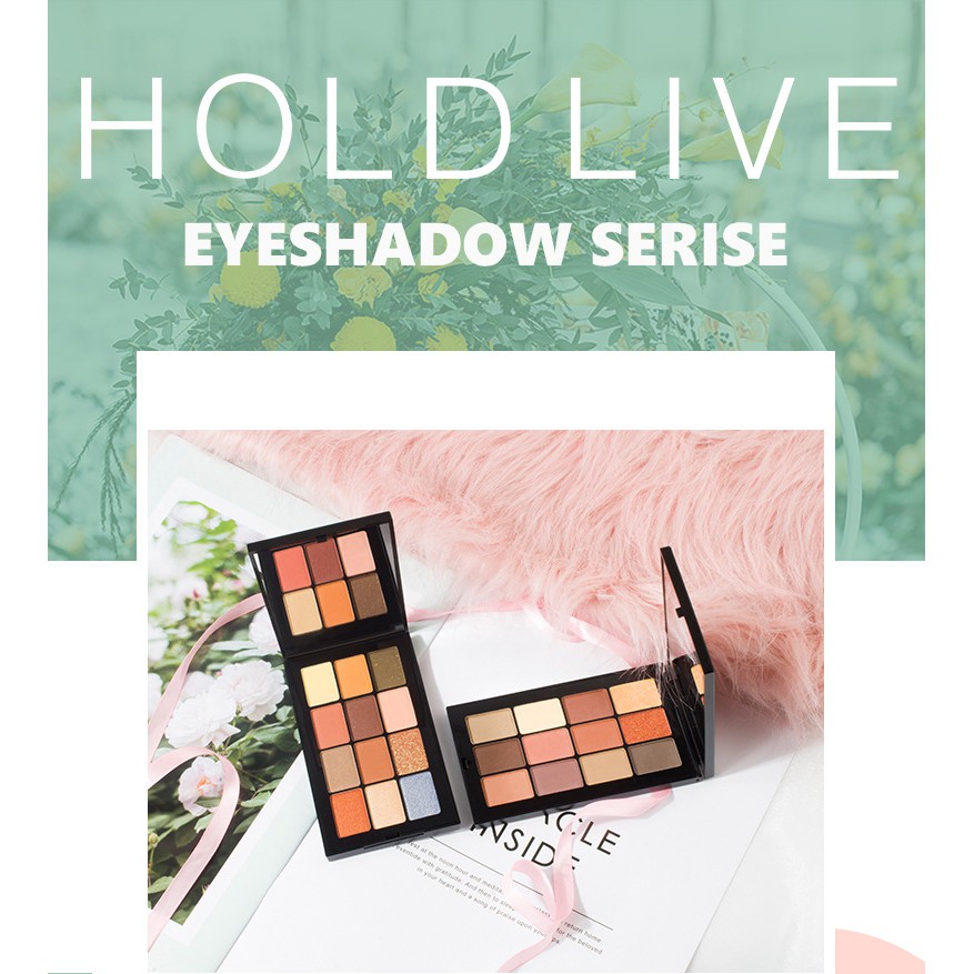 HOLD LIVE 12 Colors Ink Eyeshadow &amp; Red Maple Velvet Eyeshadow