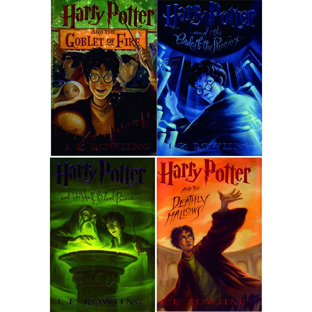 Novel Harry Potter 4,5,6&7 - J.K Rowling (ENGLISH VERSION)