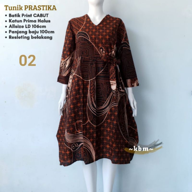 Tunik prastika katun cabut