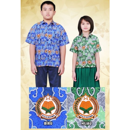 batik sekolah SD MI