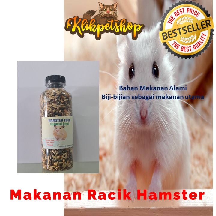 Makanan Racik Biji bijian Hamster Berkualitas makanan hamster