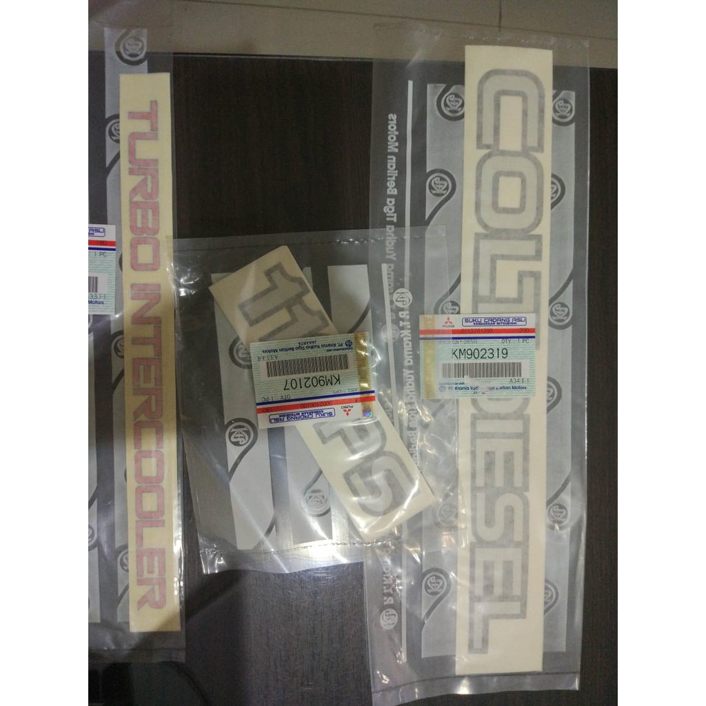 EMBLEM STIKER COLTDIESEL,110PS,TURBOINTERCOOLER