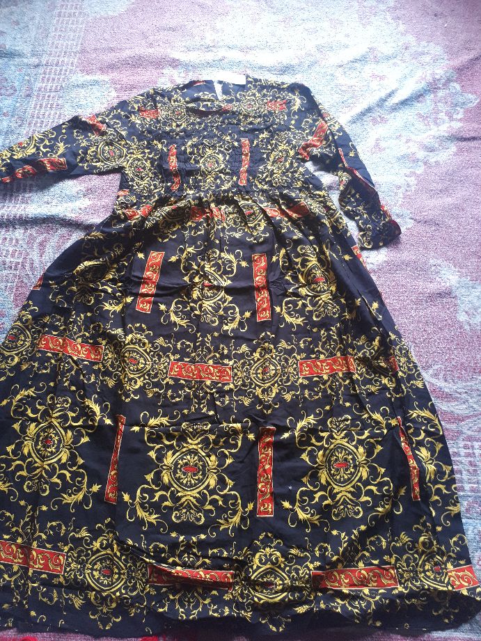 Gamis Sultan Arsy Maxi Abg Cantik Batik Muslim Karet Kerut Mayung Grosir Murah Seri Motif Syahrini