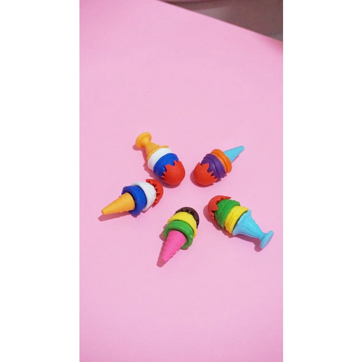 

PENGHAPUS ESKRIM TRUK SET 4 PCS ERASER UNIK LUCU BERKUALITAS