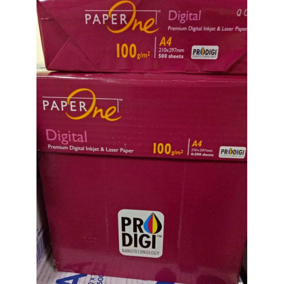 

Kertas HVS A4 100 gram Paper ONe Premium kualitas mantap!!