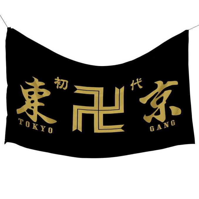 Helnan_Store | Tapestry Fabric Bendera Tokyo Revengers Flag Anime Tokyo Manji