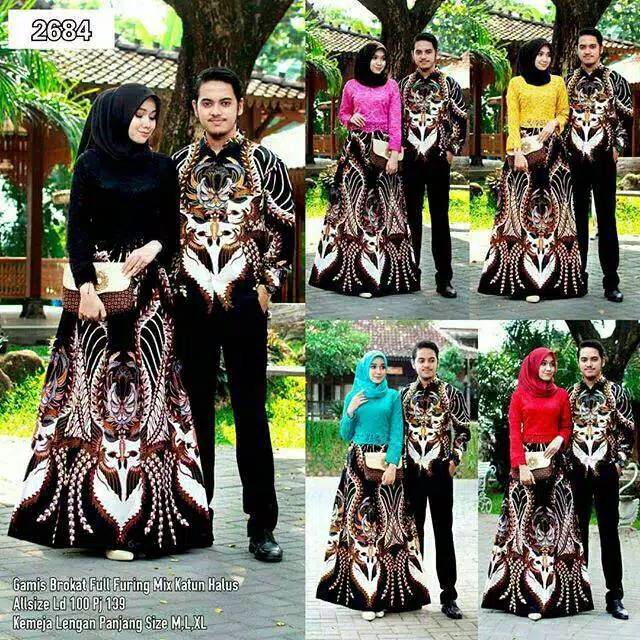 Jual Batik Couple Bruklat 2684 SOEKARNO BATIK | Shopee Indonesia