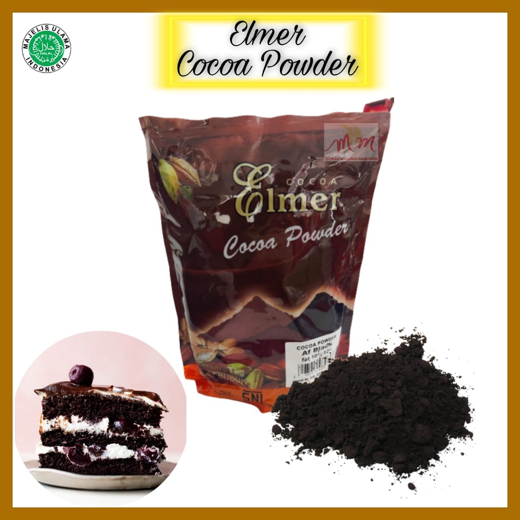 Jual ELMER COCOA POWDER / ELMER COKLAT BUBUK KEMASAN 1KG Shopee Indonesia