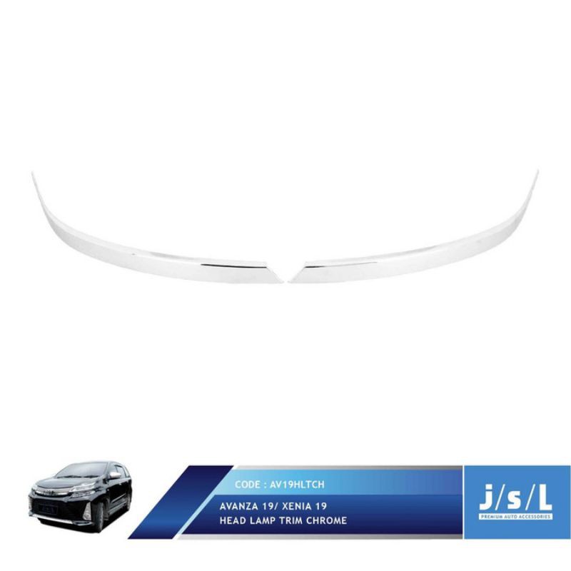 Lis Garnish Depan Avanza Xenia 2019 Head Lamp Trim Chrome