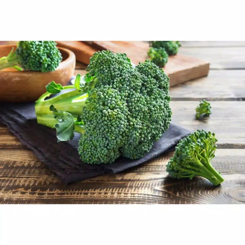 

Grosir Sayur Brokoli Hijau Segar 250 gram Murah.