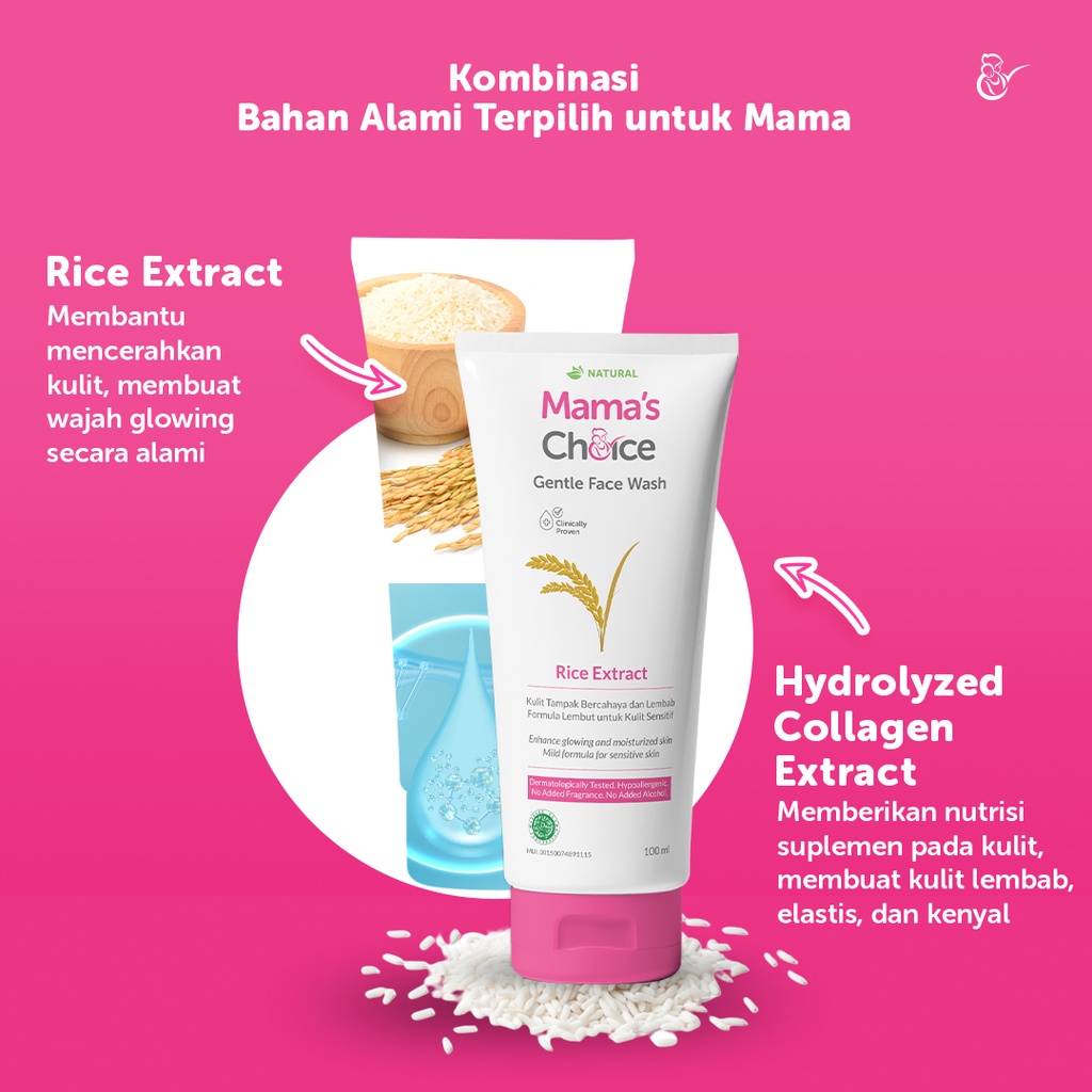 MAMA'S CHOICE GENTLE FACE WASH / SABUN CUCI MUKA / SABUN IBU HAMIL / SABUN PEMBERSIH WAJAH