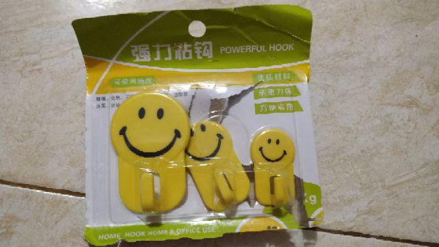 [ss88] Gantungan Dinding Serbaguna - Gantungan Kail Baju - Gantungan Hook Smile