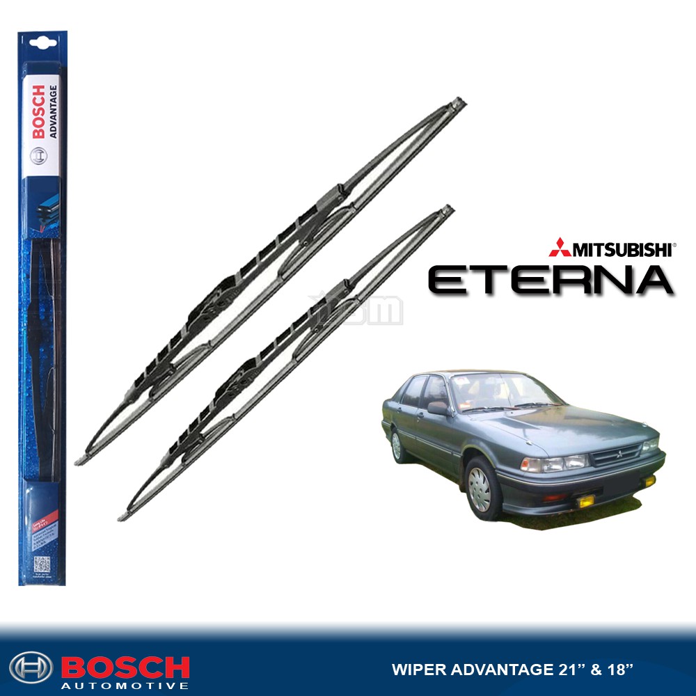 Bosch Advantage / Karet Wiper Mobil Mitsubishi Eterna 21&quot; dan 18&quot; (Sepasang) / Wiper Eterna